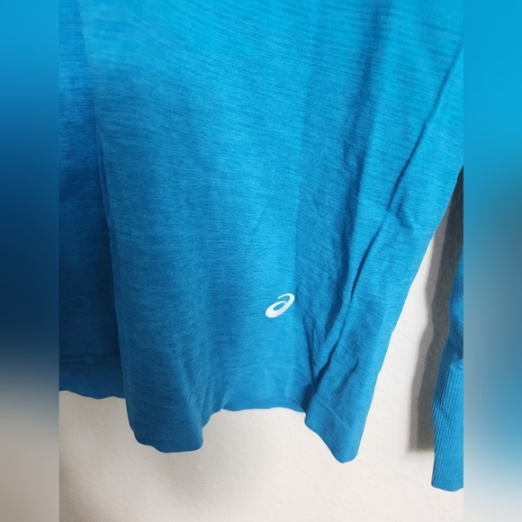 Asics NWT Blue Seamless Long Sleeve Top Size Large - Picture 3 of 6